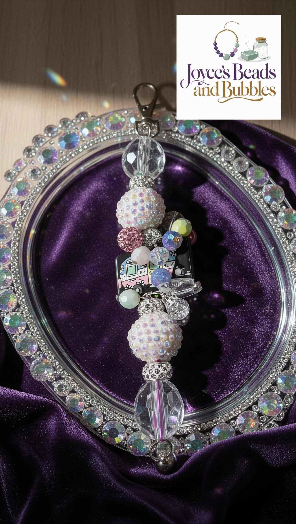 Glamping Keychain